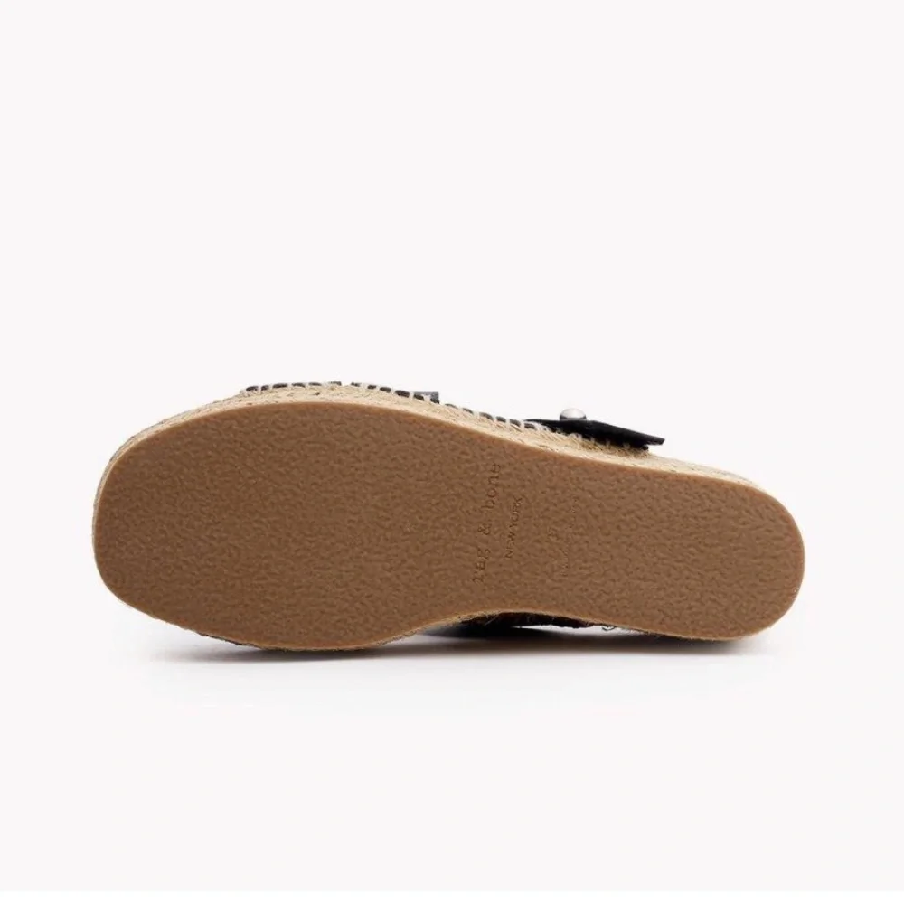 Rag & Bone | August Espadrille‎ Leather Platform Sandal